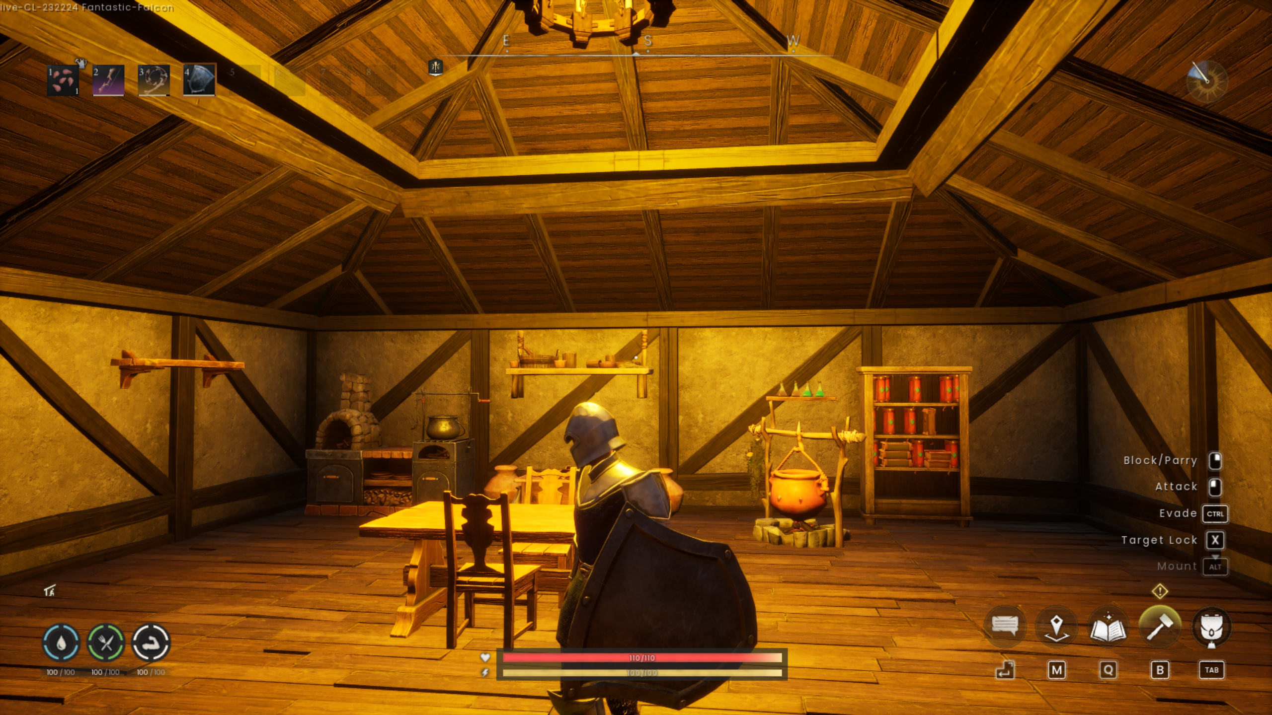 A custom built kitchen in Runescape Dragonwilds